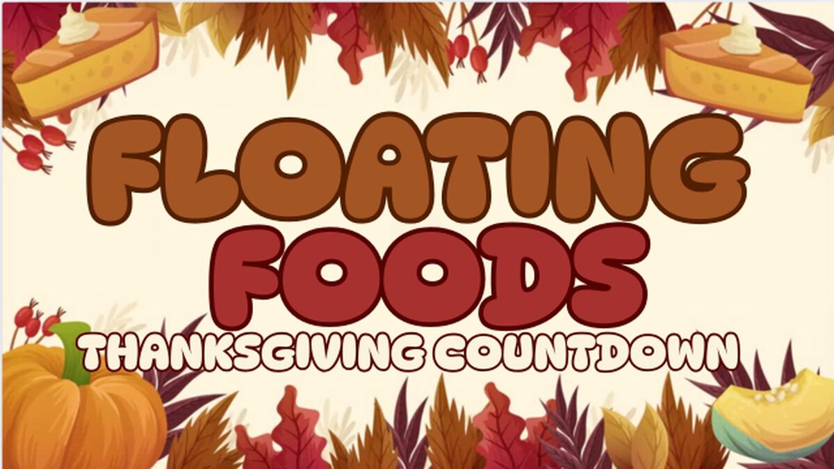 Floating Foods Thanksgiving Countdown image number null
